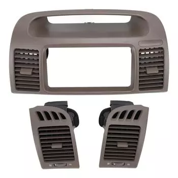 Панель вентиляции кондиционера, идеальная замена передней центральной панели, рамка радиоприемника, улучшение воздуха, простая установка для Camry XV30