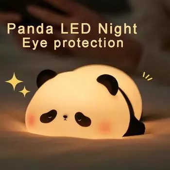 Pangda Gift Silicone Pat Lamp LED Bedside Lamp Christmas Pat Silicone Night Light Companion Sleep Lamp Outdoor Camping
