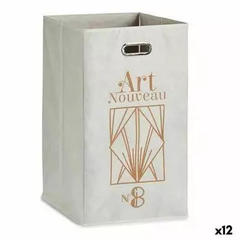 Panier Art Nouveau 35 x 57 x 35 cm Polyester Carton 12 Units