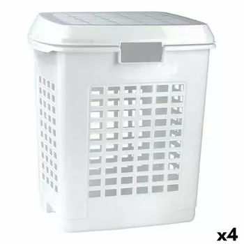 Panier Linge Blanc 50 L (4 Units) TU