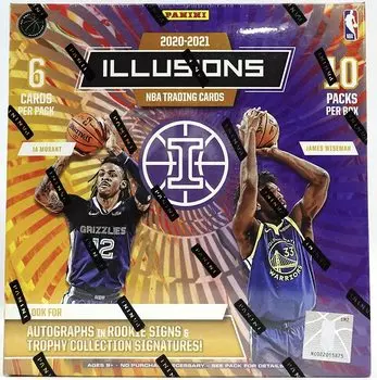 Panini Illusions Basketball Коллекционные карточки Mega Box Panini Illusions Basketball Коллекционные карточки 2020-21 [Предмет]