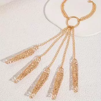 Панк-готический браслет, преувеличенный браслет на руку, цепочка, ноготь, кольцо, браслет для вечеринки gold-style 2