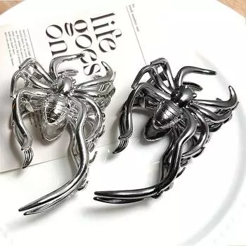 Панк-металл геометрический паук волосы краб мода назад голова волос коготь заколка для женщин акула шпильки для волос для девочек аксессуары для волос подарки дубильная кора