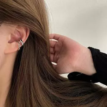 Панк-неправильные геометрические серьги-каффы для женщин, не прокалывающие металлические серьги-клипсы, поддельные украшения для хряща, вечеринка 2pcs