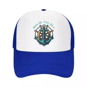 Панк-унисекс Son Of The Sea Trucker Hat Взрослая морская матросская якорь Регулируемая бейсболка WoUnisex Унисекс Хип-хоп Snapback Кепки Trucker Hat