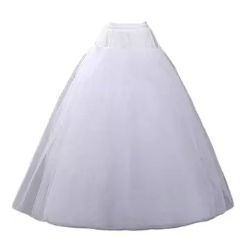 Pannier Объемное Взрослое Платье Без Косточек Костюм Пачка Аксессуары Платье Нижнее Белье Регулируемая Невеста Свадебная Нижняя Юбка Простая Церемония Свадебный Репетитор Концерт белый