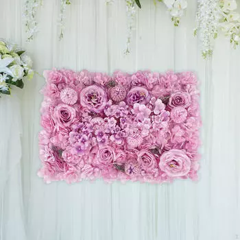 Панно из искусственных цветов, фотофон, украшение ко Дню Святого Валентина для домашней свадьбы Style A