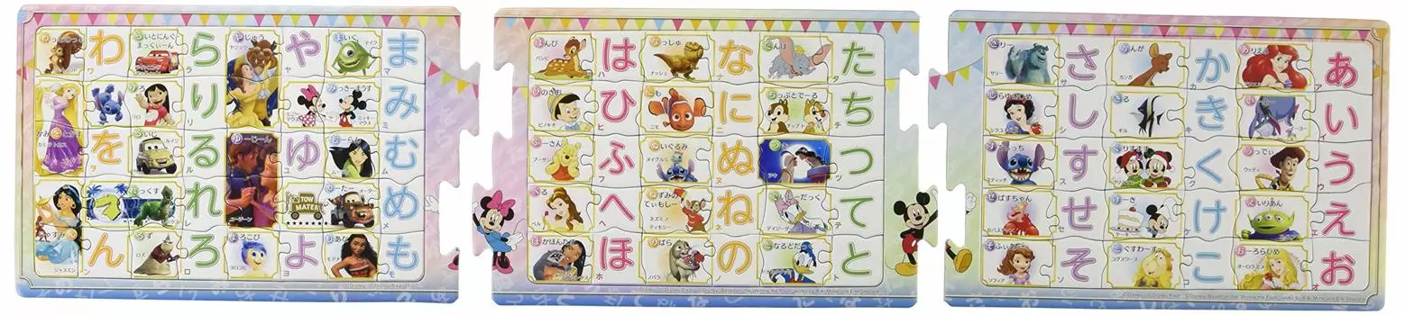 Панорамная головоломка EPOCH Steps с персонажами Disney, хирагана, для детей, сертифицированная ST Mark, в комплект входит сумка для чистки, игрушка для детей разных возрастов EPOCH [Головоломка Аполлона] и