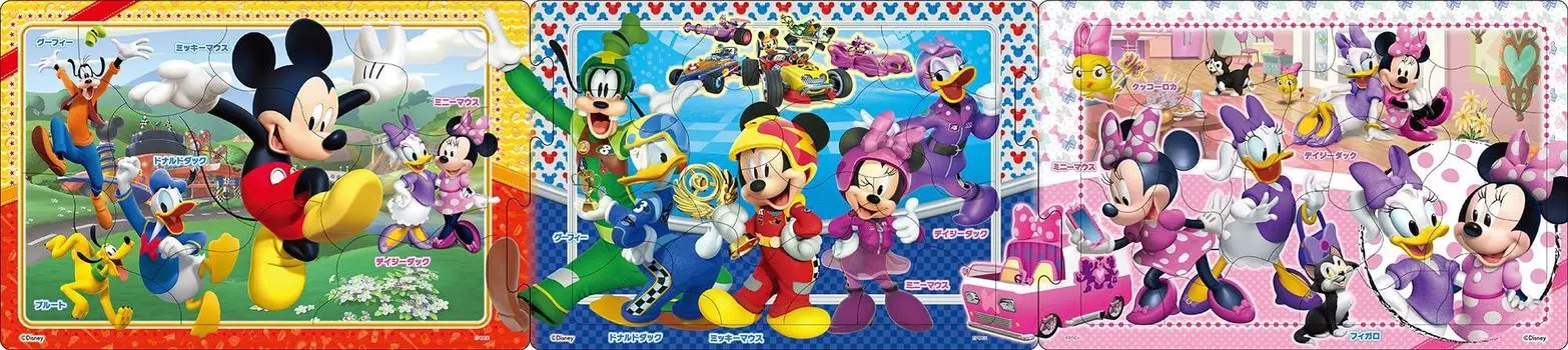 Панорамный пазл EPOCH Steps с Микки Маусом и его друзьями для детей Сертификация ST Mark поставляется с мешком для чистки Игрушка для детей от 4 лет и старше EPOCH
