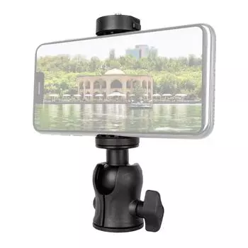 Панорамный штатив, адаптер для крепления камеры, мини-шаровая головка, вращающаяся на 360 градусов, грузоподъемность 10 кг/4,4 фунта чёрный