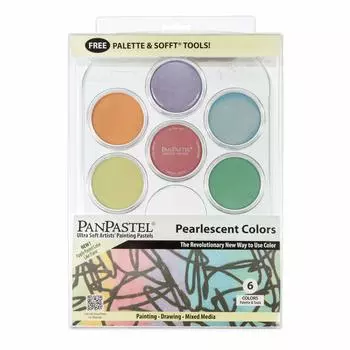 PanPastel 30078 Набор для цветных красок Pearl 318438 6 цветов