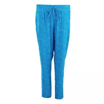 Сине-белые струящиеся брюки Женский MANOUKIAN S синий