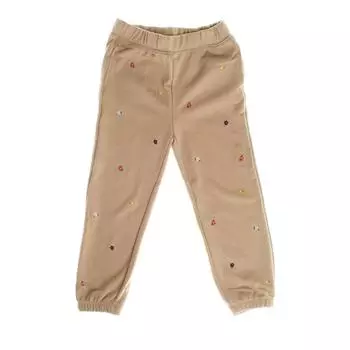 Pantalones deportivos tipo jogging 796249 para Nia 2 AOS бежевый