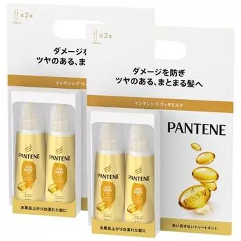 Pantene extra damage care intensive vida milk 100ml x 4-piece set no-rinse treatment for damage such as breakage and split ends