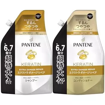 Pantene extra damage repair shampoo & conditioner set large capacity set