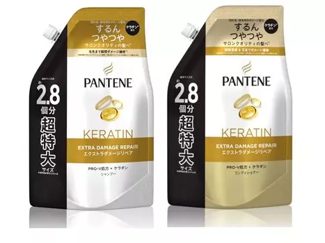 Pantene Extra Damage Repair Шампунь-кондиционер для лечения и восстановления волос Сменный блок Большая емкость Extra Large 860 мл [Распродажа набора] &