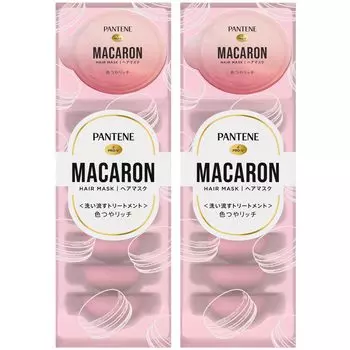 Pantene Macaron Hair Mask Treatment 12 мл одноразовая маска для волос 16 шт. Насыщенный цвет и блеск смываемая (8 2) [Оптовая покупка] розовый