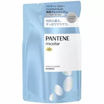 Pantene Micellar Non-Silicone Shampoo Pure & Cleanse Refill 350mL