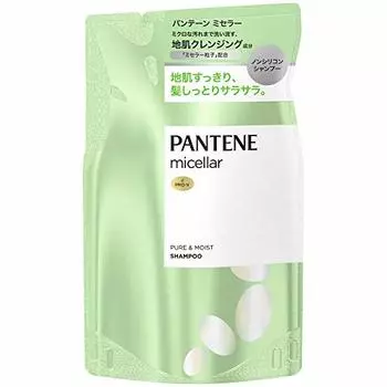 Pantene Micellar Non-Silicone Shampoo Pure & Moist Refill 350mL