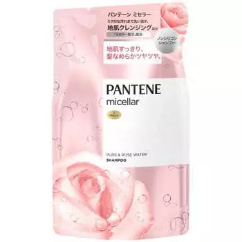 Pantene Мицеллярный шампунь без силикона Pure & Rose Water Refill 350 мл
