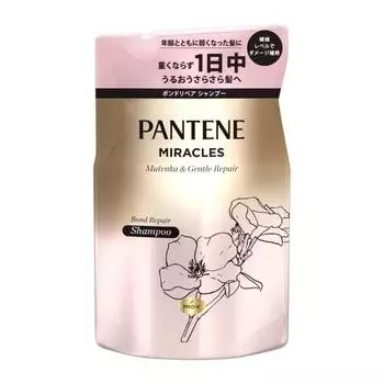 Pantene Miracles Шампунь без добавок и бережное восстановление, сменная упаковка 350 г