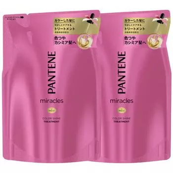 Pantene Miracles Treatment Refill 420 г x 2 Color Shine [Покупка набора] розовый