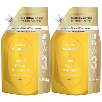 Pantene Miracles Treatment Refill Большая емкость 1050 г x 2 Bond Repair Series Moisture Power Repair &