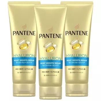Pantene moist smooth repair wash-off treatment extra large size 300g x 3 piece set [bulk purchase]