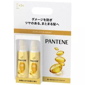 Pantene Non-Rinse Treatment Set 100mL x 2 pieces Extra Damage Care Intensive Vida Milk