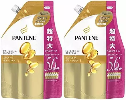 Pantene Pantene Treatment Conditioner Extra Damage Care Refill Extra Large Size x 2 pieces [Set sale] [1.7kg set]