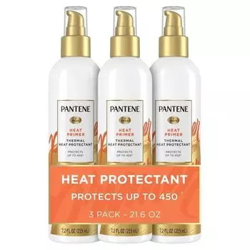 Pantene ProV Термальный спрей-праймер для волос, 3 упаковки, всего 612,3 г (21,2 унции)