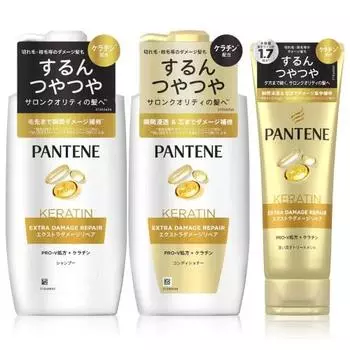 Pantene Shampoo/Conditioner/Rinse Treatment Pump 400mL+400g+180g?300g?Extra Damage Repair [Set Purchase]