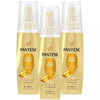 Pantene Treatment 100 мл x 3 Extra Damage Care Intensive Vitamilk Non-Rinse [Оптовая закупка]