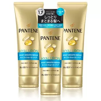 Pantene Treatment Extra Large Size 300g x 3 Увлажняющее, гладкое и восстанавливающее средство для смывания [Оптовая закупка] золотой