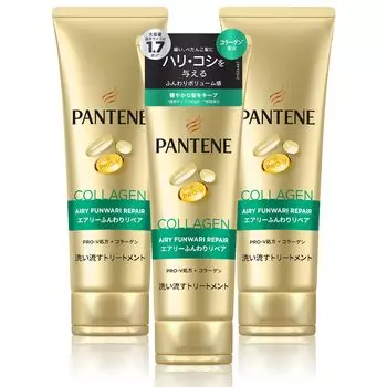 Pantene Treatment Extra Large Size 300g x 3 Airy Soft Repair Смываемый бальзам [Оптовая закупка] золотой