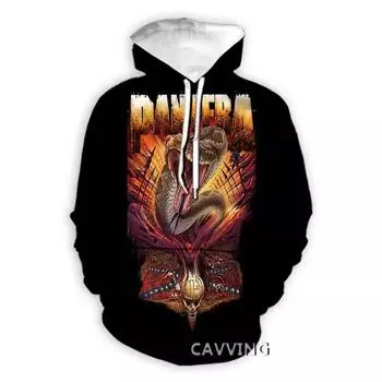 Pantera Band 3D Printed Fashion Hoodies Hooded Sweats Hoodie Harajuku Hoodie Sweats Tops Clothing for Women/Men S
