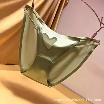 Panties Female Underwear women sexy girls pure desire ice Briefs silk seamless waist hip Knickers lifting women triangle Panties briefs lingerie L белый