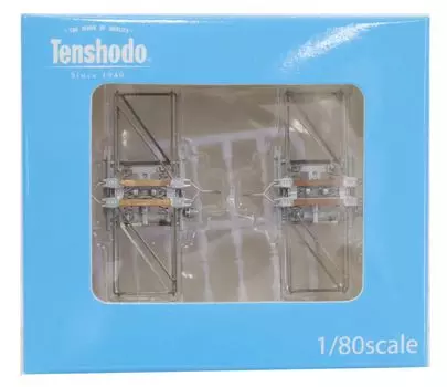 Пантограф типа PT43E от Tenshodo, масштаб HO, набор из 2 штук с принадлежностями для железнодорожного моделизма 69014 (совместимый T-Evolution)