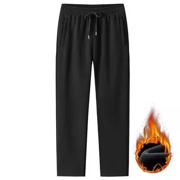 Pants Men s Winter Plus Velvet Thick Loose Large Size Sports Pants Men s Solid Color Men s Pants Trousers Men s Casual Pants 6XL