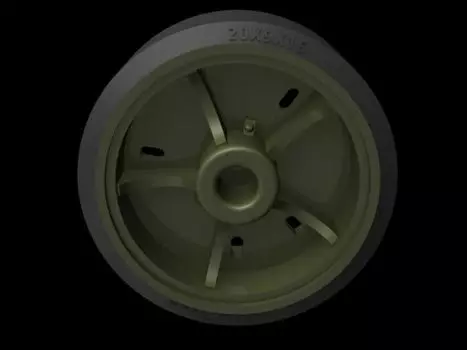 PanzerArt American M4 Sherman road wheel pattern 3 plastic model accessory parts PZ35633 1/35