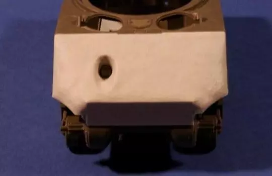 PanzerArt American M4A3 Sherman Concrete Усиленная броня Пластиковые детали для модели Аксессуары PZ35170 1/35