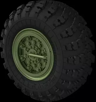 PanzerArt Russian SS23 Spider Tire Wheel Пластиковые детали для модели PZ35711 1/35 (9К714 Окар)