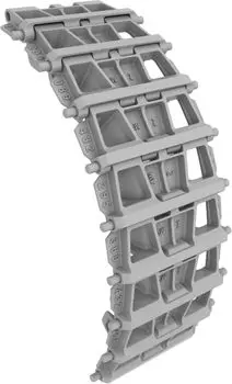 Panzerwerk Design Tank Late Model Movable Track Пластиковые детали для модели WR35004 1/35 38(T)