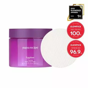 papa рецепт Eggplant Clearing Peeling Pad Toner 70 подушечек