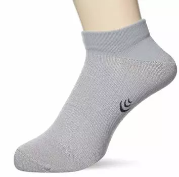 Paper Fiber Ankle Mixed Japan M to Japanese size [Goldwin] [C3fit] Socks, Socks, Unisex, Gray, (equivalent M)
