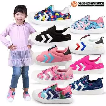 [paper Plane Kids] Children Sneakers Kids Shoes Elementary Girls Junior Boys Baby Model