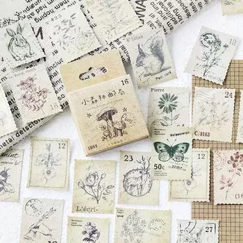 Paper Stickers Scrapbooking DIY Crafts Sealing Stickers Decorative Sticker Stationery Label Tag разноцветный