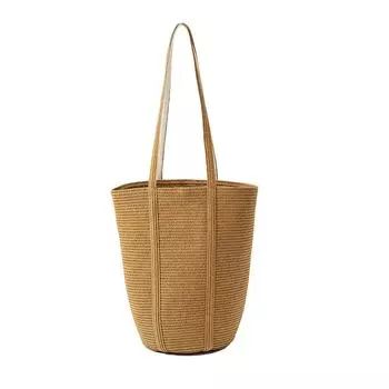 Paper Woven Tote Bag Women s Woven Shoulder Bag Large Capacity Small Capacity Handbag Crossbody Bag Summer 2025 B1 small size herbal color