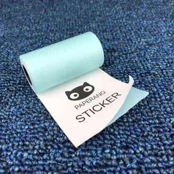 Paperang P1P2 Самоклеящаяся термобумага и наклейки 57x30 мм 57*30 bottom positive roll cut edge sticker синий