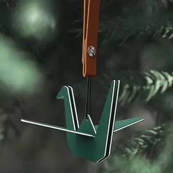 PaperCrane Креативные автомобильные ароматерапевтические подвески, автомобильные зеркала заднего вида, подвески, парфюмерные украшения, аксессуары для салона автомобиля зелёный